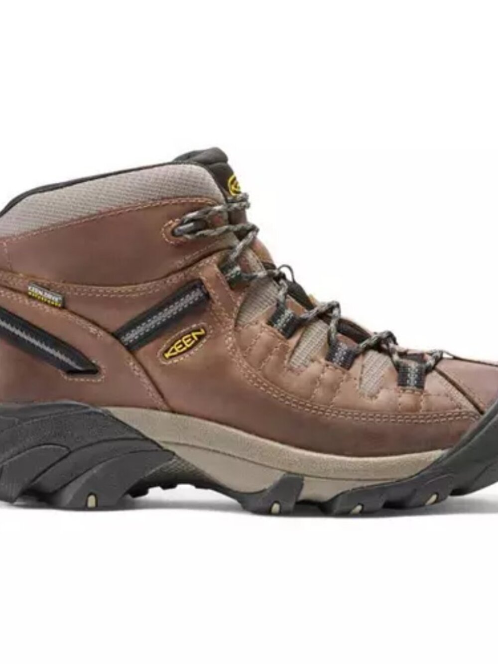 KEEN Men’s 8 Brown Waterproof Hiking Boots - Like New - Free Shipping - Picture 14 of 16